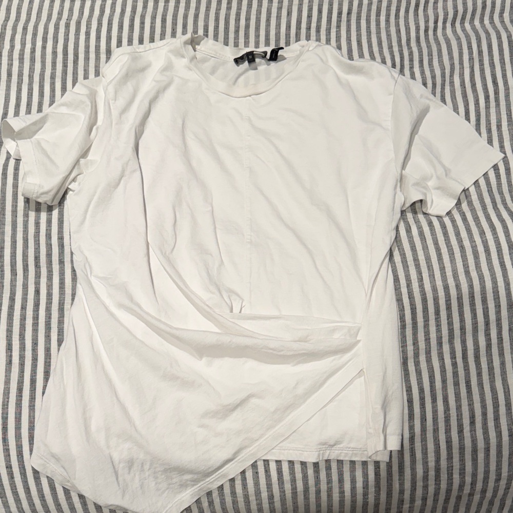 Theory White Short Sleeve Men's Tee